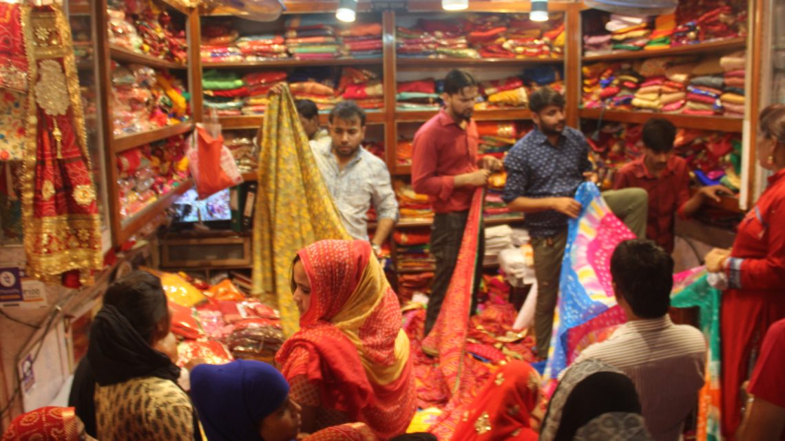 Jaipur, négociation de tapis et bazar